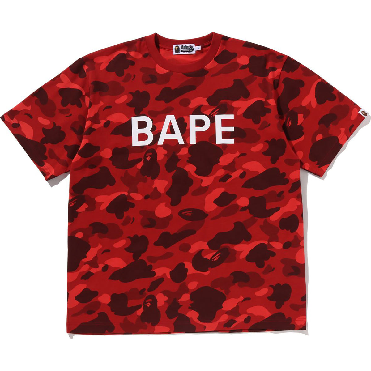 COLOR CAMO BAPE RELAXED FIT TEE MENS