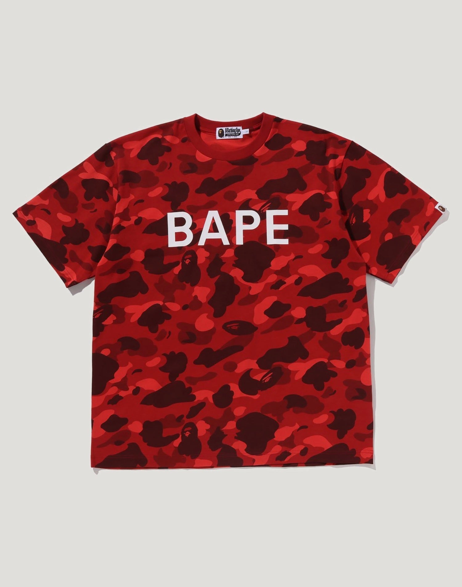 COLOR CAMO BAPE RELAXED FIT TEE MENS