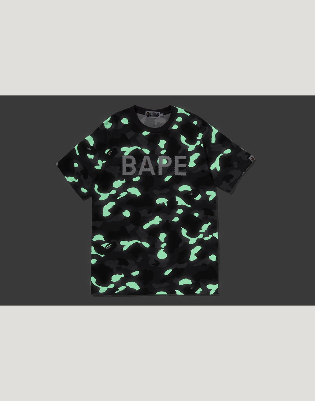 CITY CAMO RHINESTONE BAPE LOGO TEE MENS