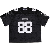 SOLID CAMO MULTI LOGO RELAXED FIT FOOTBALL JERSEY TEE MENS