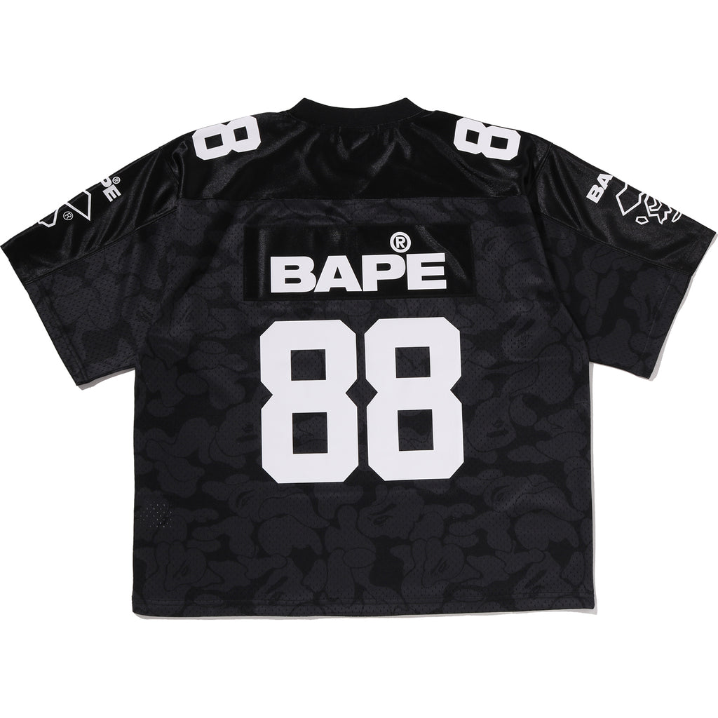 SOLID CAMO MULTI LOGO RELAXED FIT FOOTBALL JERSEY TEE MENS