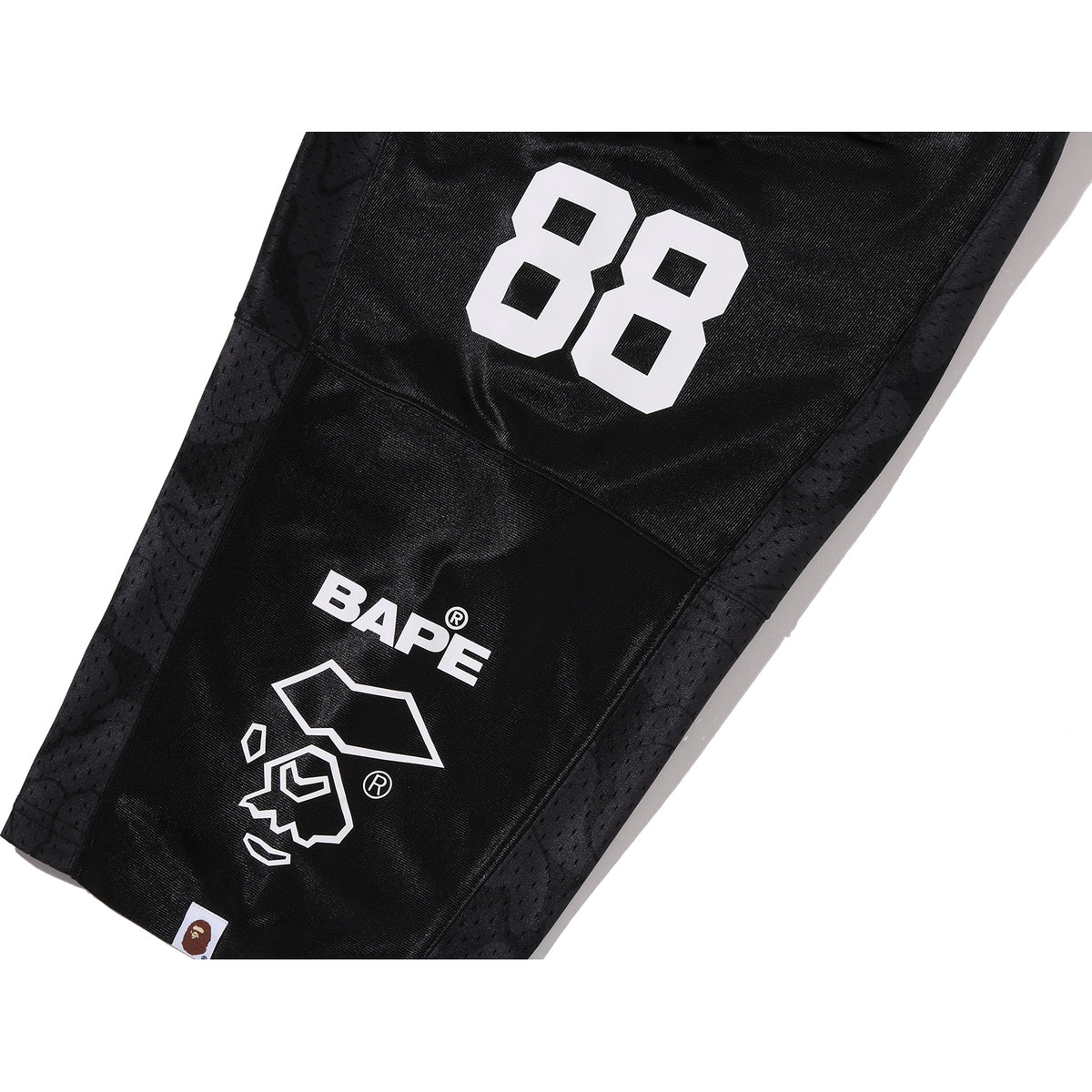 SOLID CAMO MULTI LOGO RELAXED FIT FOOTBALL JERSEY TEE MENS