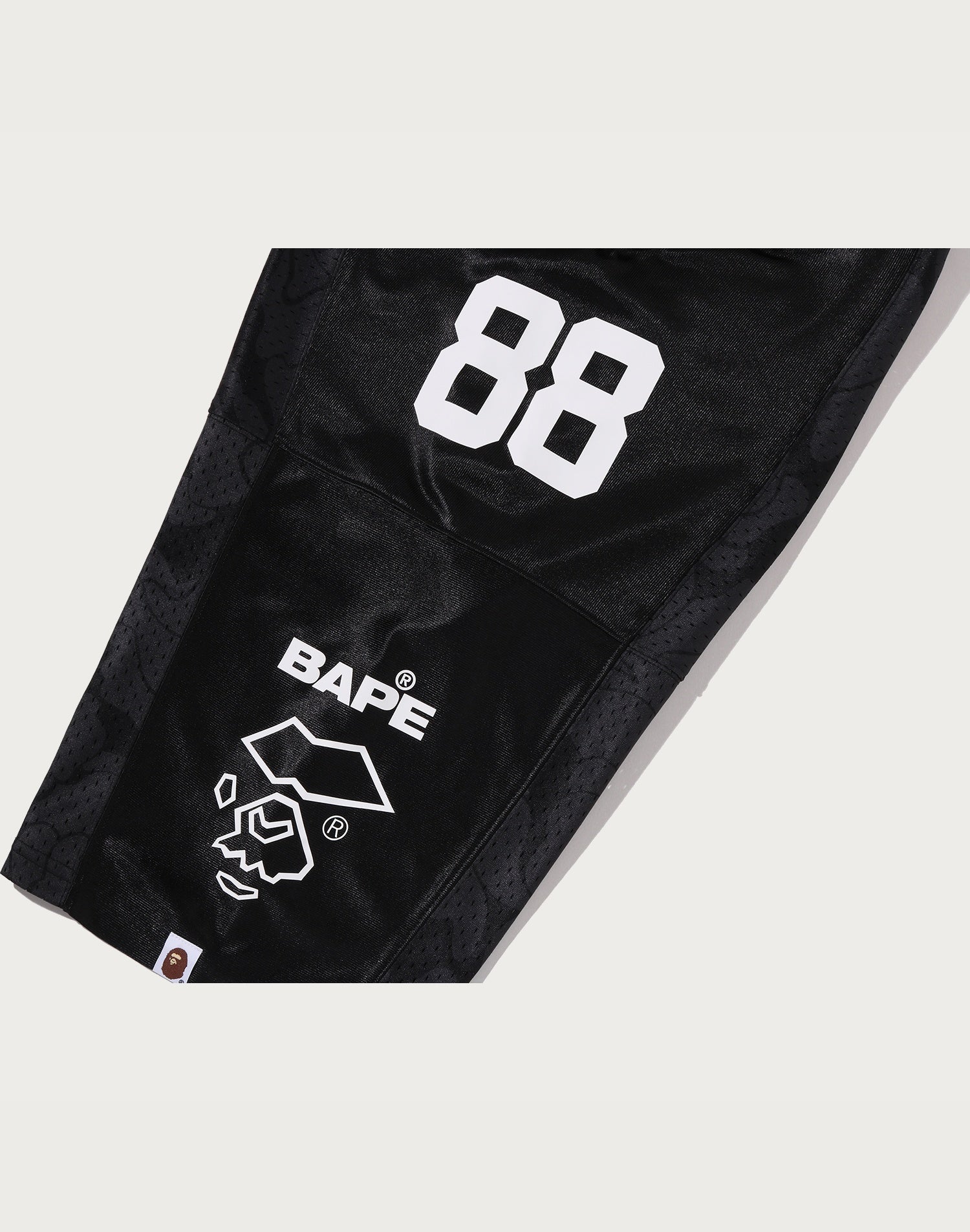SOLID CAMO MULTI LOGO RELAXED FIT FOOTBALL JERSEY TEE MENS