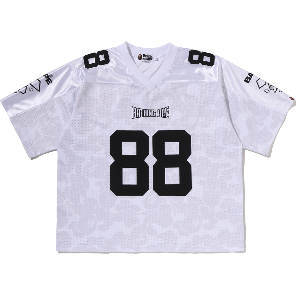 SOLID CAMO MULTI LOGO RELAXED FIT FOOTBALL JERSEY TEE MENS