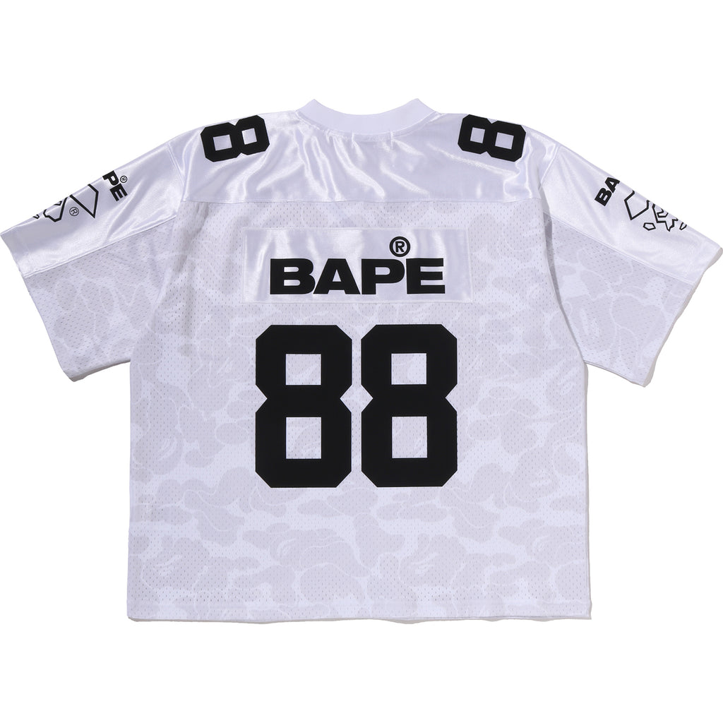 SOLID CAMO MULTI LOGO RELAXED FIT FOOTBALL JERSEY TEE MENS