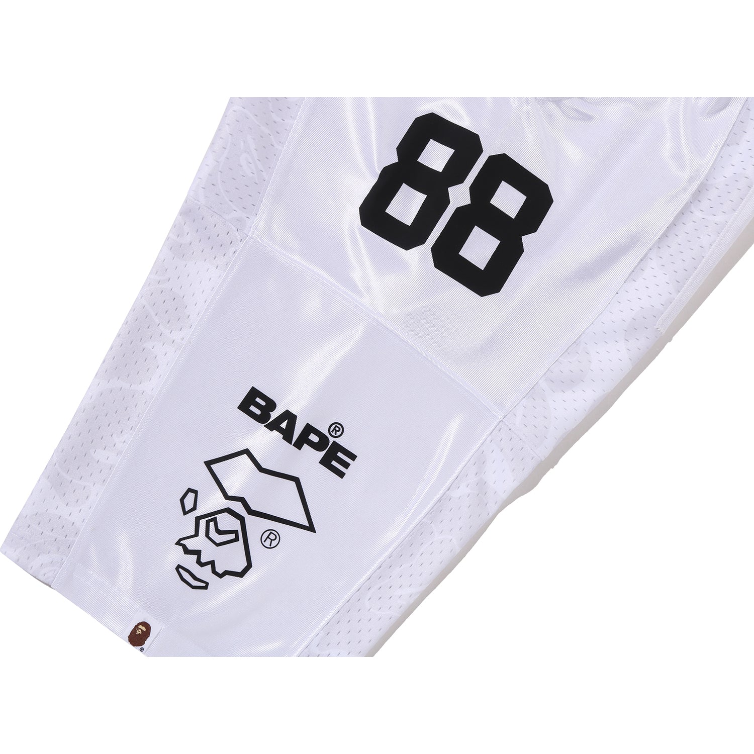 SOLID CAMO MULTI LOGO RELAXED FIT FOOTBALL JERSEY TEE MENS