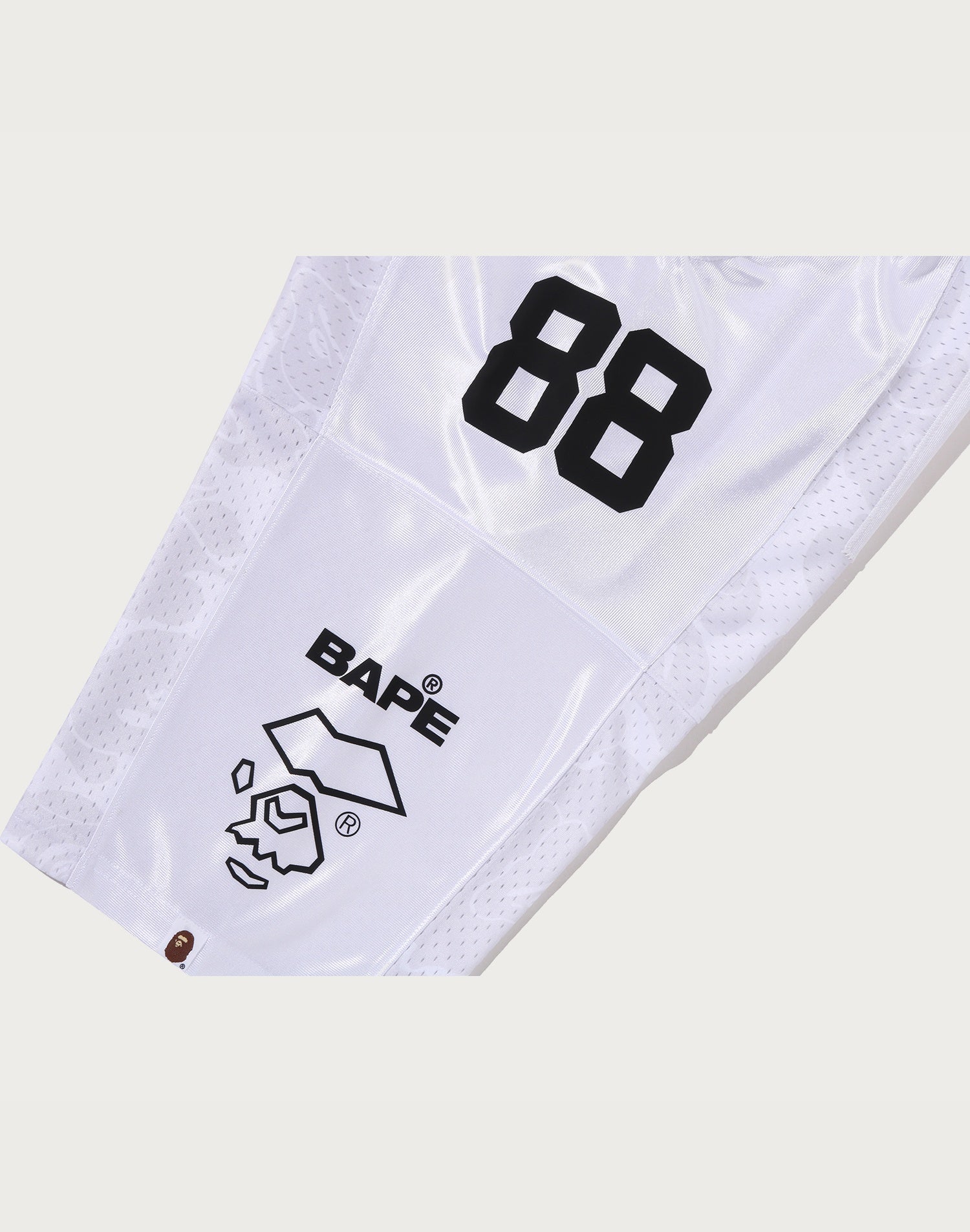 SOLID CAMO MULTI LOGO RELAXED FIT FOOTBALL JERSEY TEE MENS