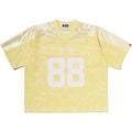 SOLID CAMO MULTI LOGO RELAXED FIT FOOTBALL JERSEY TEE MENS