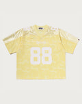 SOLID CAMO MULTI LOGO RELAXED FIT FOOTBALL JERSEY TEE MENS