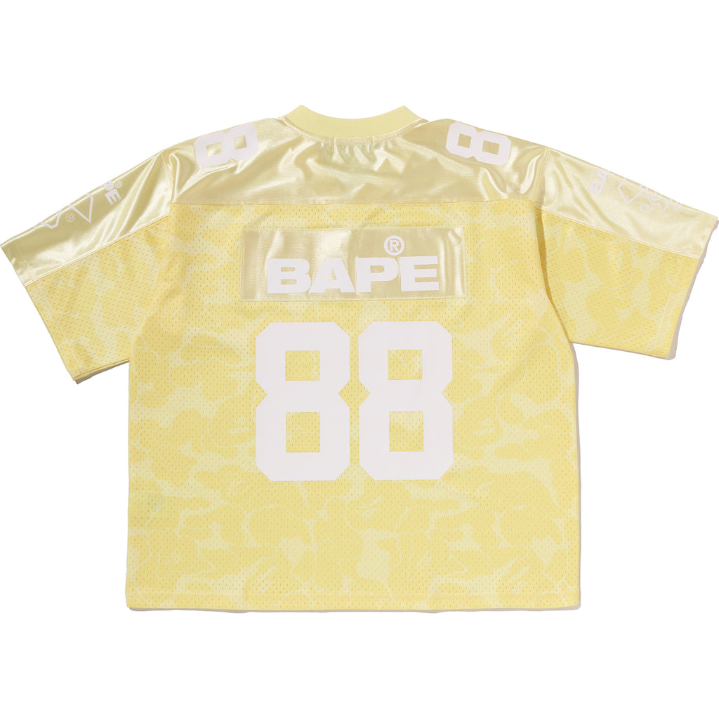 SOLID CAMO MULTI LOGO RELAXED FIT FOOTBALL JERSEY TEE MENS