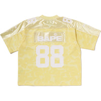 SOLID CAMO MULTI LOGO RELAXED FIT FOOTBALL JERSEY TEE MENS