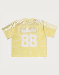 SOLID CAMO MULTI LOGO RELAXED FIT FOOTBALL JERSEY TEE MENS