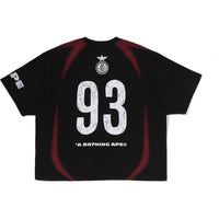 HEAVY WASH HAND DRAW FOOTBALL MULTI LOGO RELAXED FIT TEE MENS