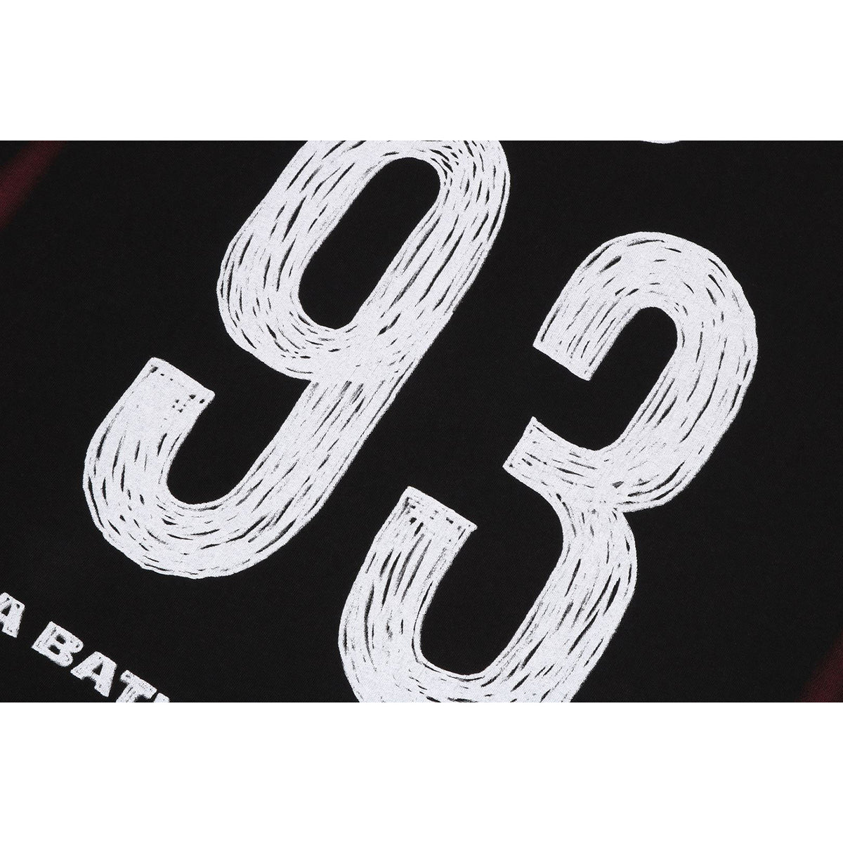 HEAVY WASH HAND DRAW FOOTBALL MULTI LOGO RELAXED FIT TEE MENS