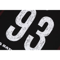 HEAVY WASH HAND DRAW FOOTBALL MULTI LOGO RELAXED FIT TEE MENS