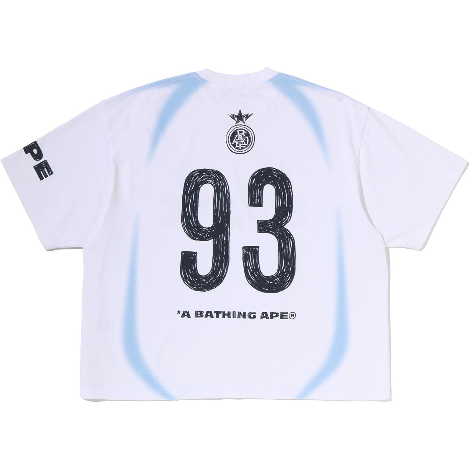 HEAVY WASH HAND DRAW FOOTBALL MULTI LOGO RELAXED FIT TEE MENS – us