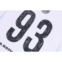 HEAVY WASH HAND DRAW FOOTBALL MULTI LOGO RELAXED FIT TEE MENS