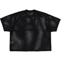 WATER PRINT APE HEAD MESH RELAXED FIT TEE MENS