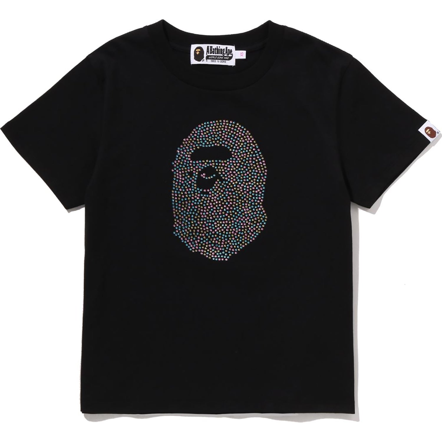 トップス A BATHING APE CRYSTAL STONE CROPPED TEE APE HEAD CRYSTAL STONE MINI TEE LADIES – us.bape.com