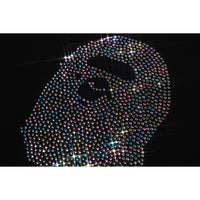 APE HEAD CRYSTAL STONE MINI TEE LADIES