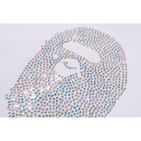 APE HEAD CRYSTAL STONE MINI TEE LADIES