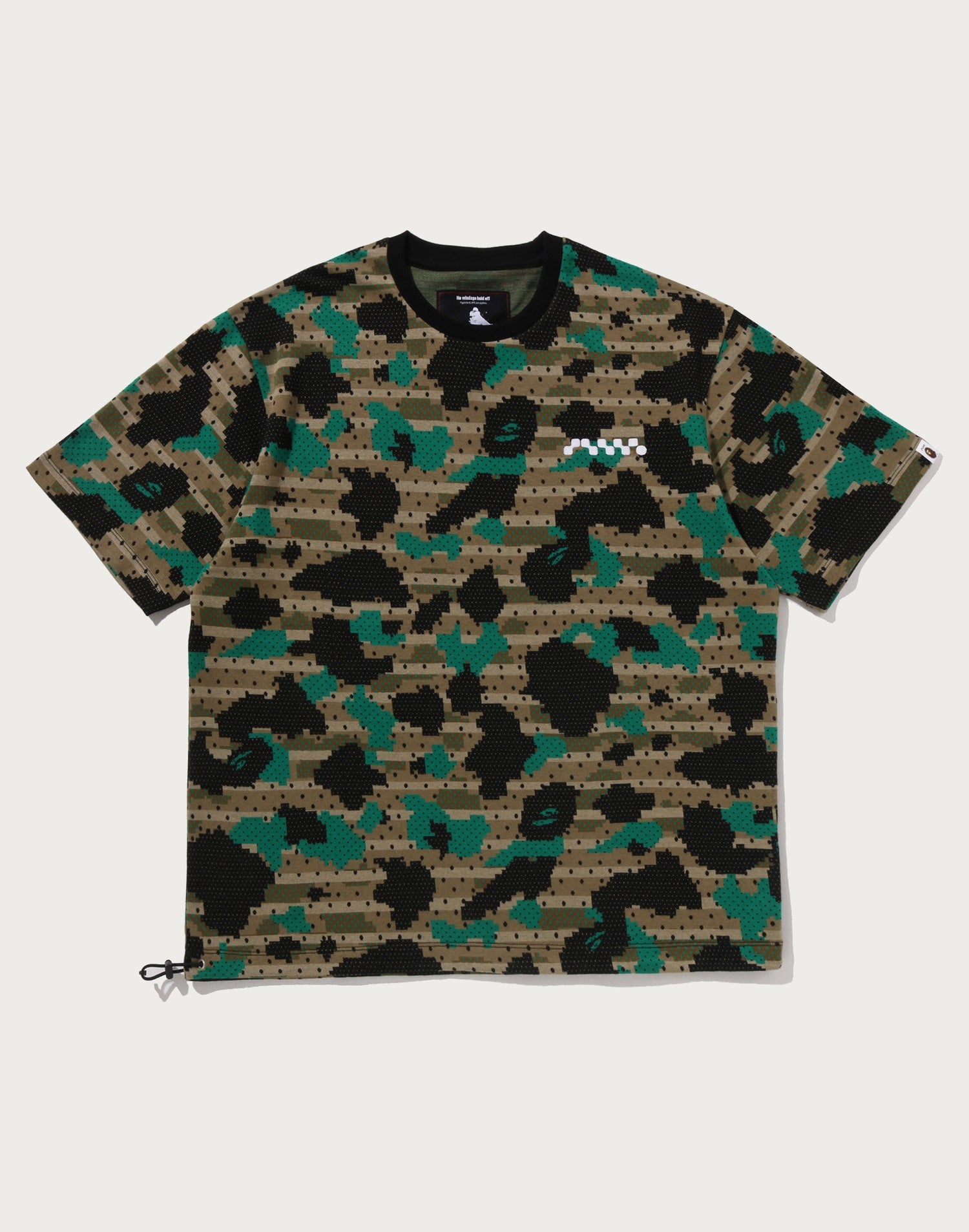 BAPE BY KAZUKI KURAISHI DIGITAL 1ST CAMO DOT SS TEE MENS