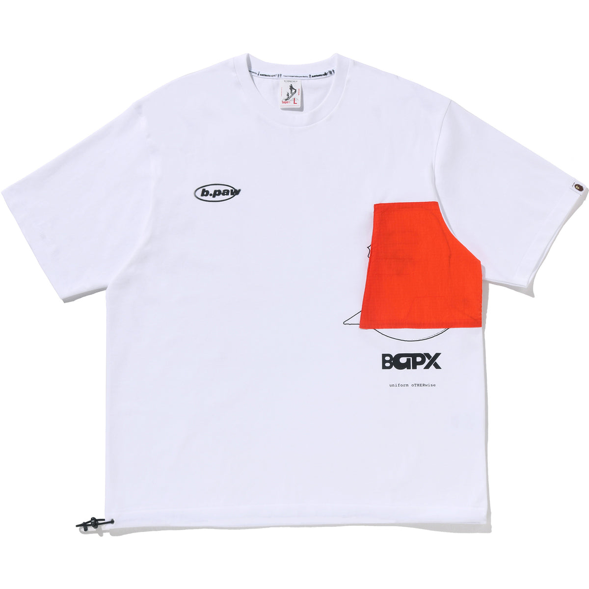 BAPE BY KAZUKI KURAISHI POCKET RELAXED FIT TEE MENS
