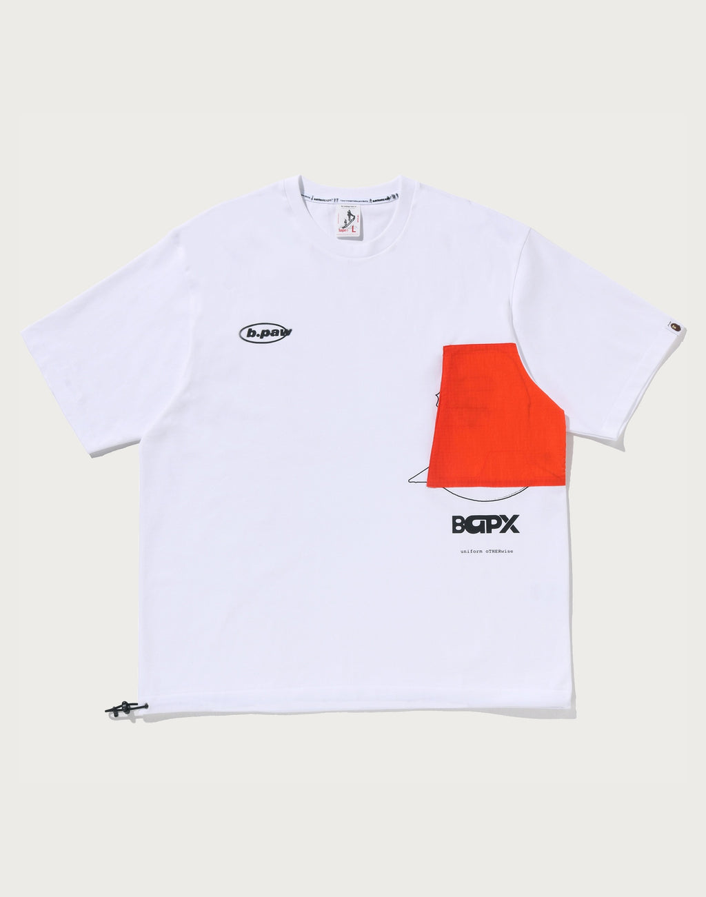 BAPE BY KAZUKI KURAISHI POCKET RELAXED FIT TEE MENS