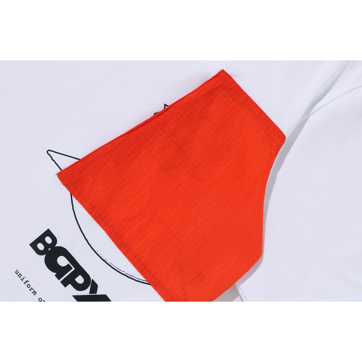 BAPE BY KAZUKI KURAISHI POCKET RELAXED FIT TEE MENS