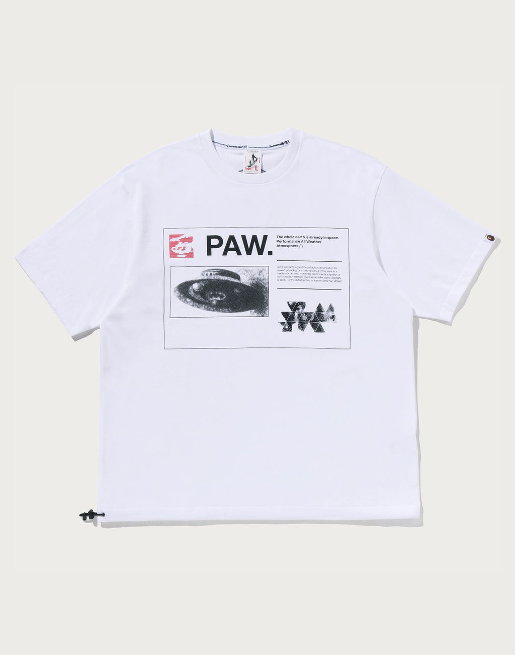BAPE BY KAZUKI KURAISHI MULTI LOGO RELAXED FIT TEE MENS