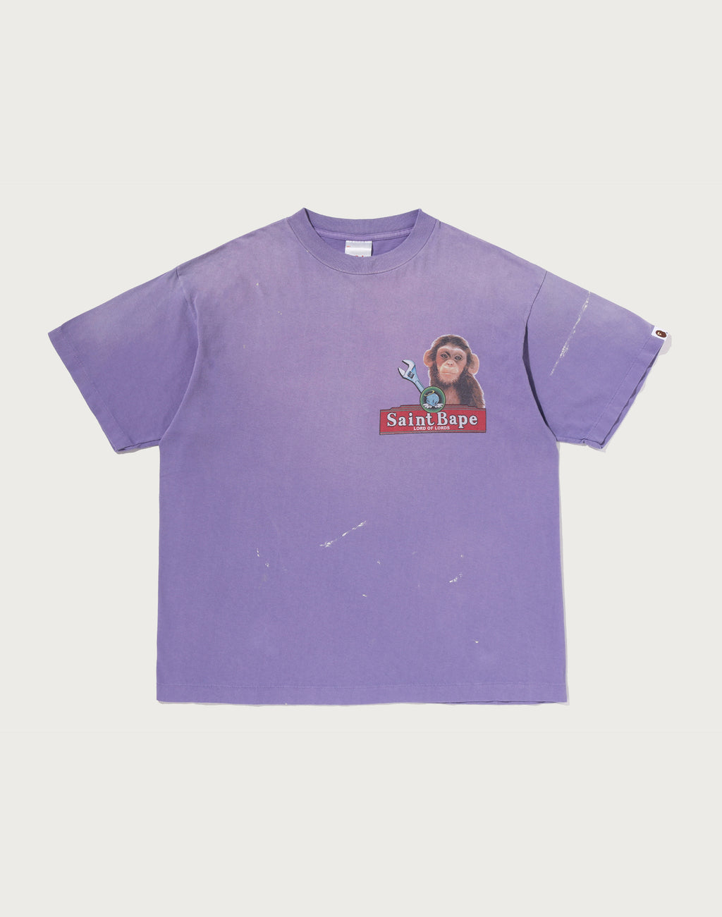 BAPE X SAINT MXXXXXX TEE MENS