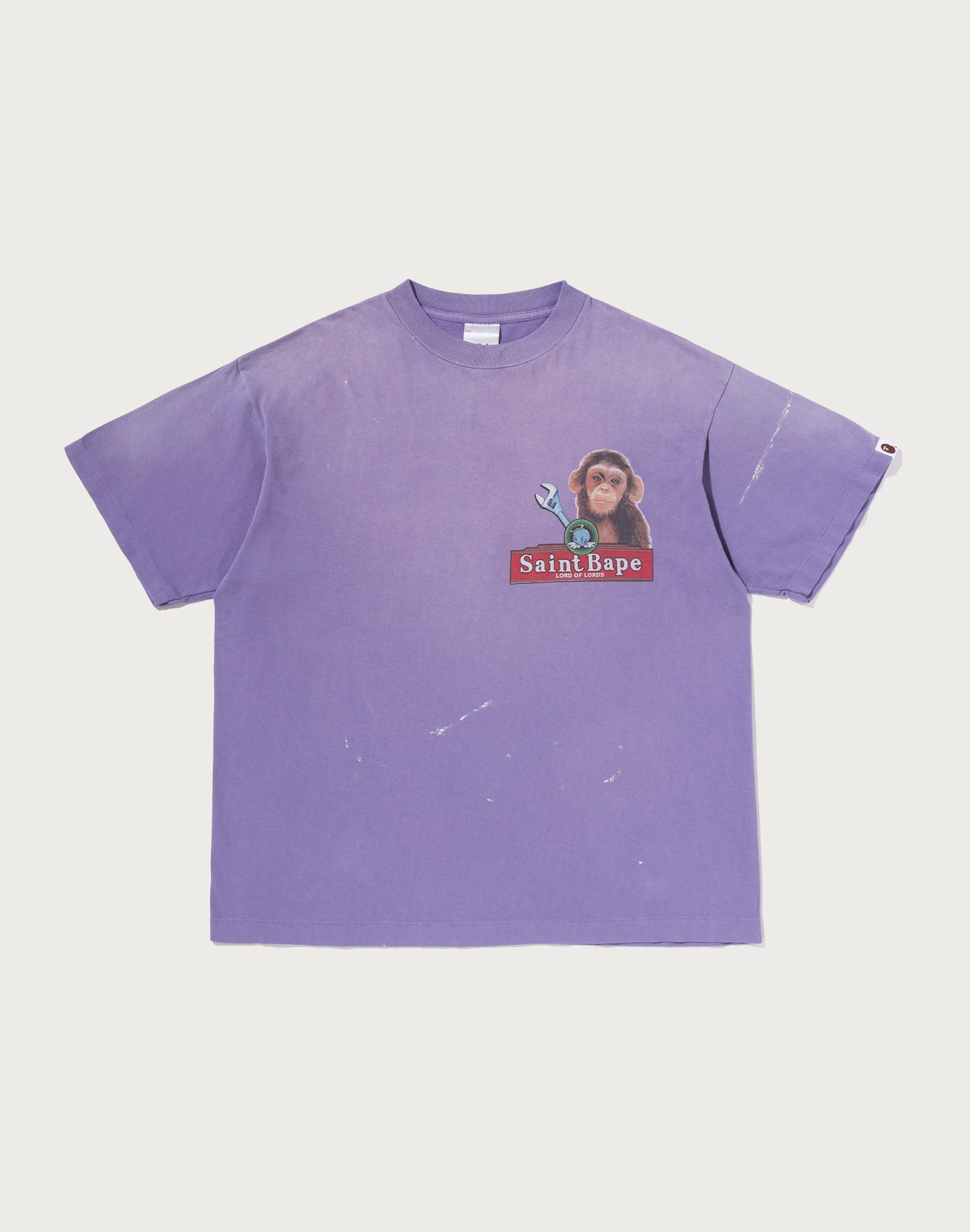 BAPE X SAINT MXXXXXX TEE MENS