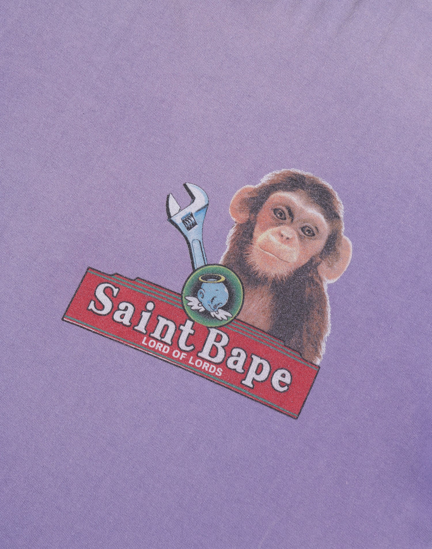 BAPE X SAINT MXXXXXX TEE MENS