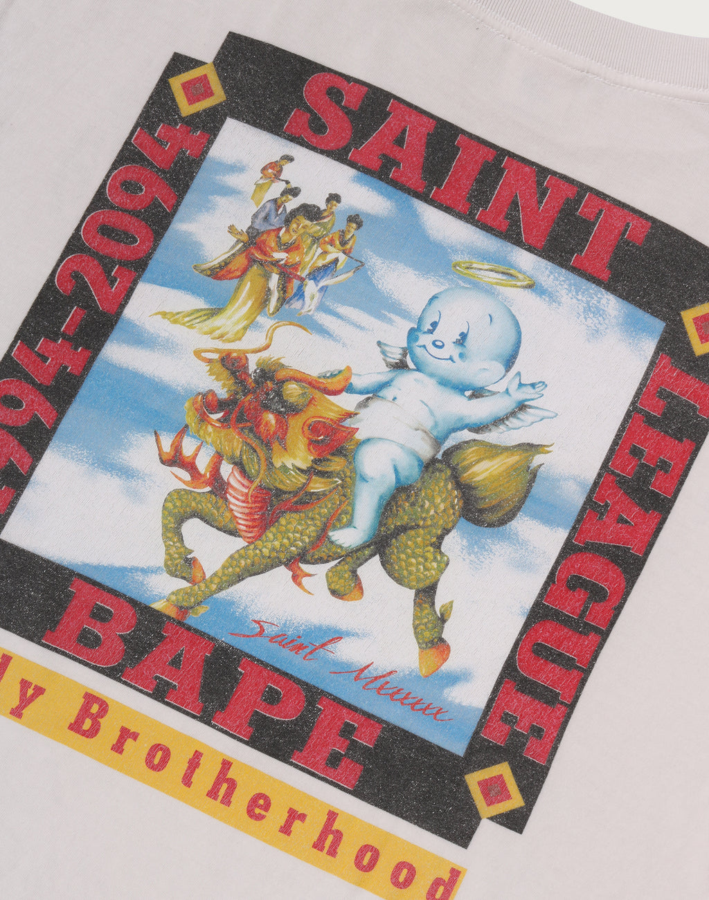BAPE X SAINT MXXXXXX LEAGUE TEE MENS