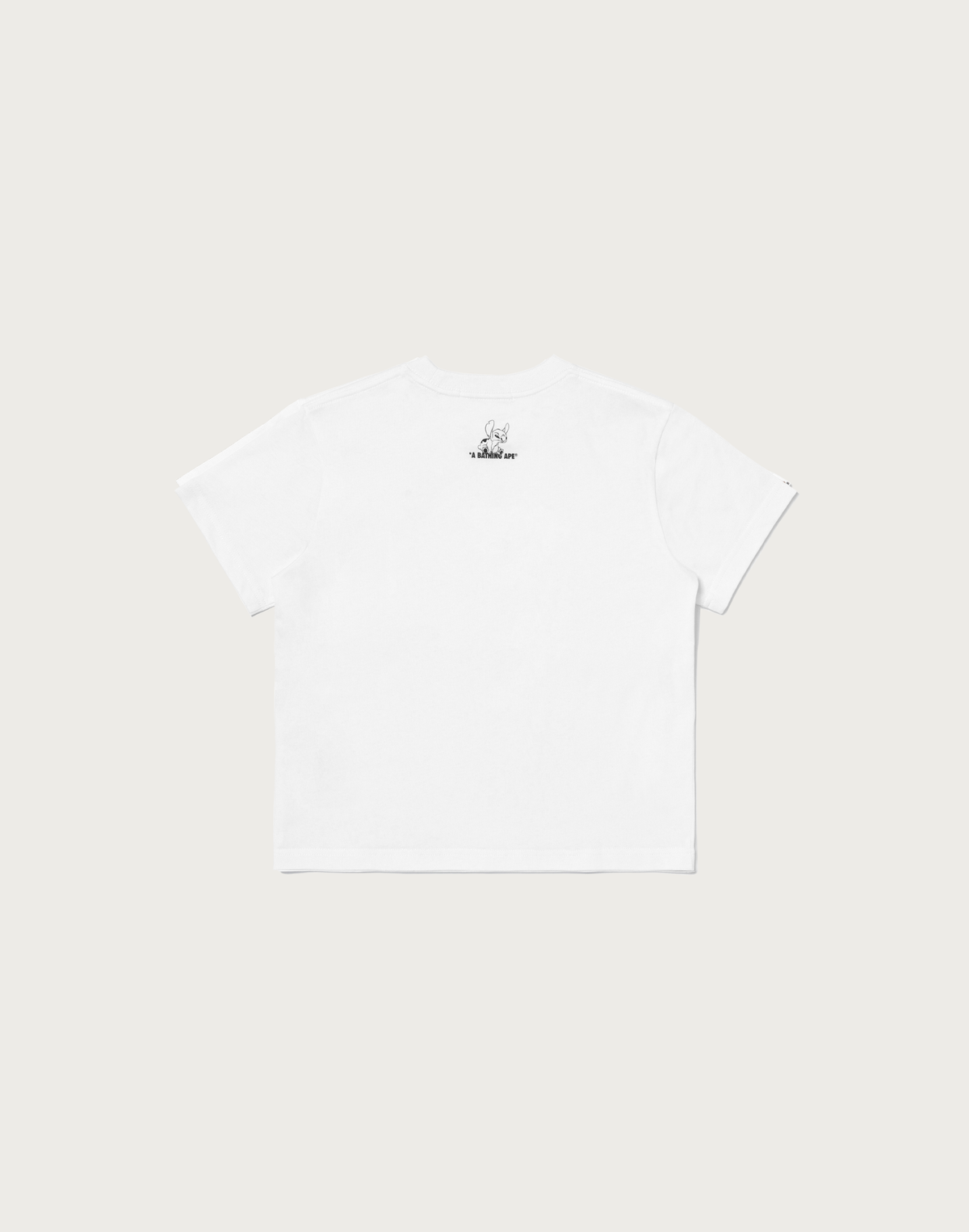 BAPE X DISNEY STITCH AND FRIENDS COLLEGE MINI TEE LADIES