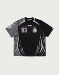 APA FRAME PATTERN MULTI LOGO RELAXED FIT FOOTBALL JERSEY MENS