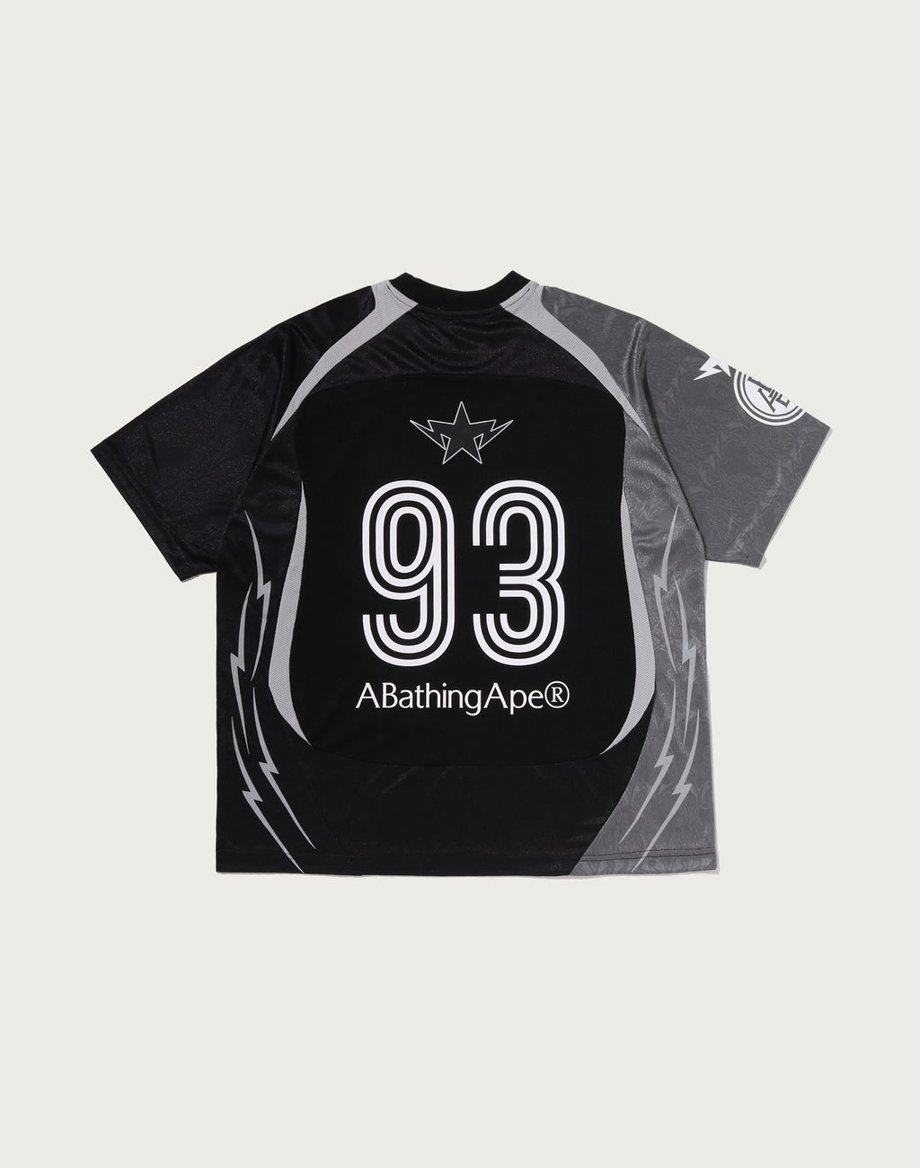 APA FRAME PATTERN MULTI LOGO RELAXED FIT FOOTBALL JERSEY MENS