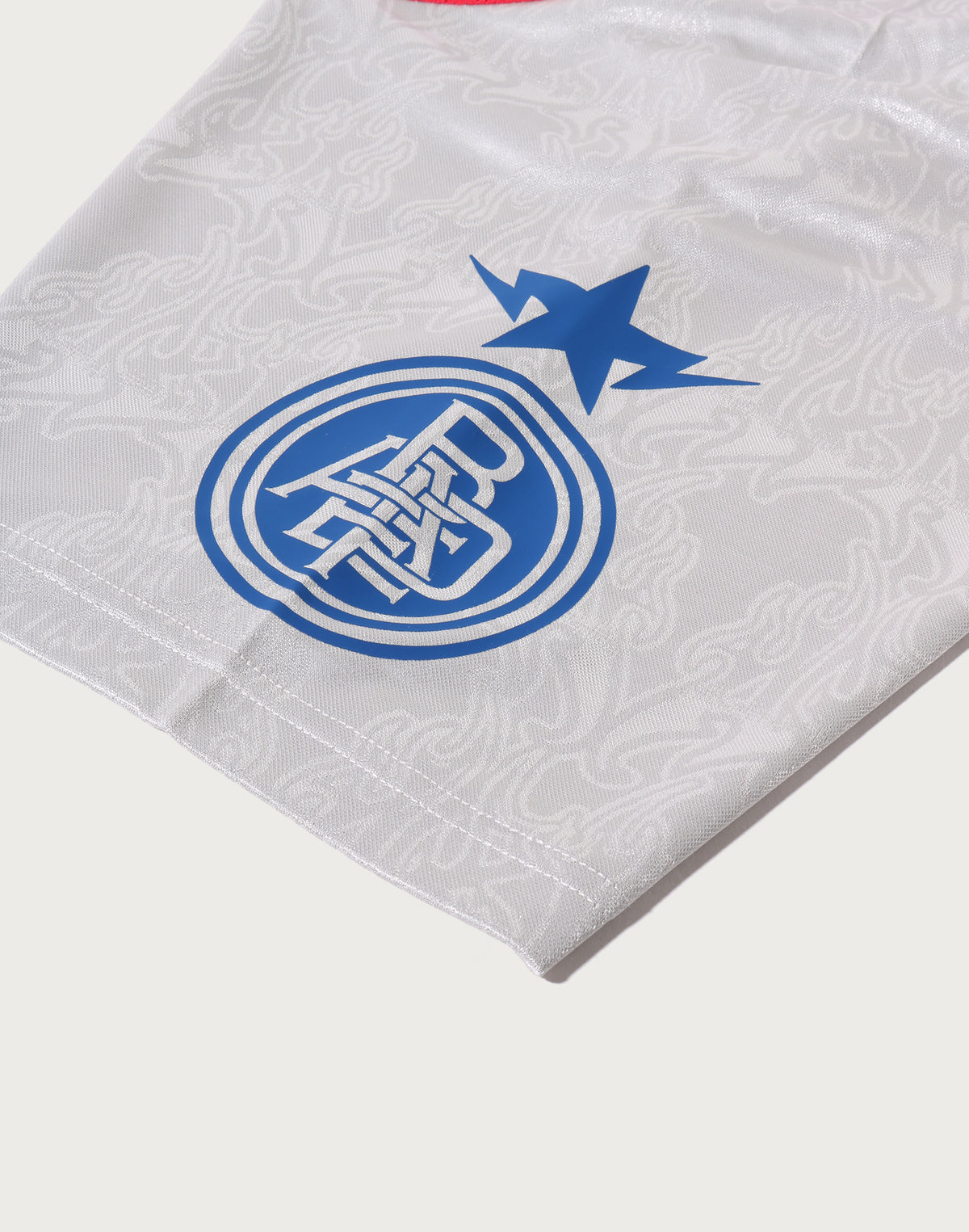 APA FRAME PATTERN MULTI LOGO RELAXED FIT FOOTBALL JERSEY MENS