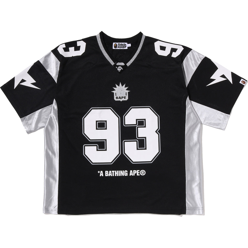 SOLID CAMO JACQUARD MESH CROPPED FIT FOOTBALL JERSEY MENS