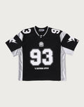 SOLID CAMO JACQUARD MESH CROPPED FIT FOOTBALL JERSEY MENS