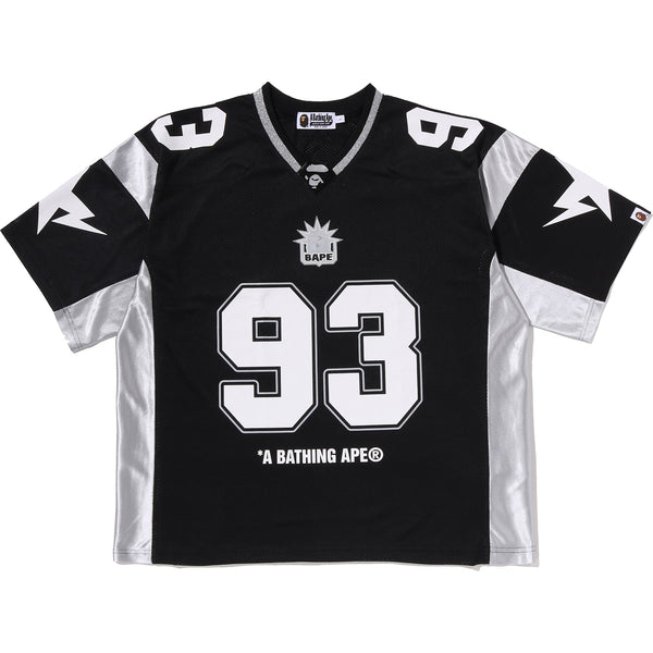 SOLID CAMO JACQUARD MESH CROPPED FIT FOOTBALL JERSEY MENS – us
