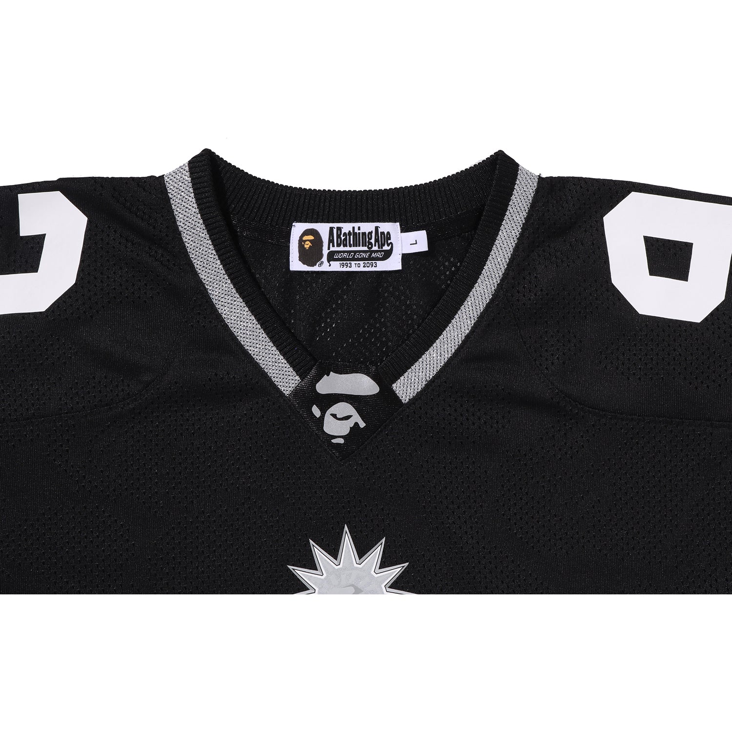 SOLID CAMO JACQUARD MESH CROPPED FIT FOOTBALL JERSEY MENS