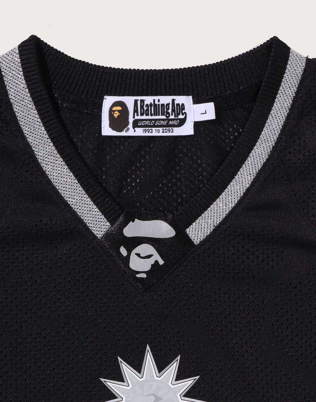 SOLID CAMO JACQUARD MESH CROPPED FIT FOOTBALL JERSEY MENS