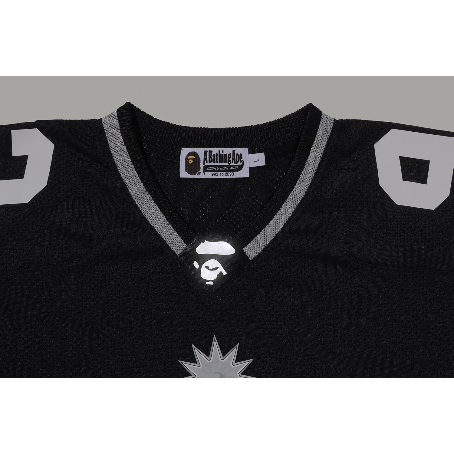 SOLID CAMO JACQUARD MESH CROPPED FIT FOOTBALL JERSEY MENS