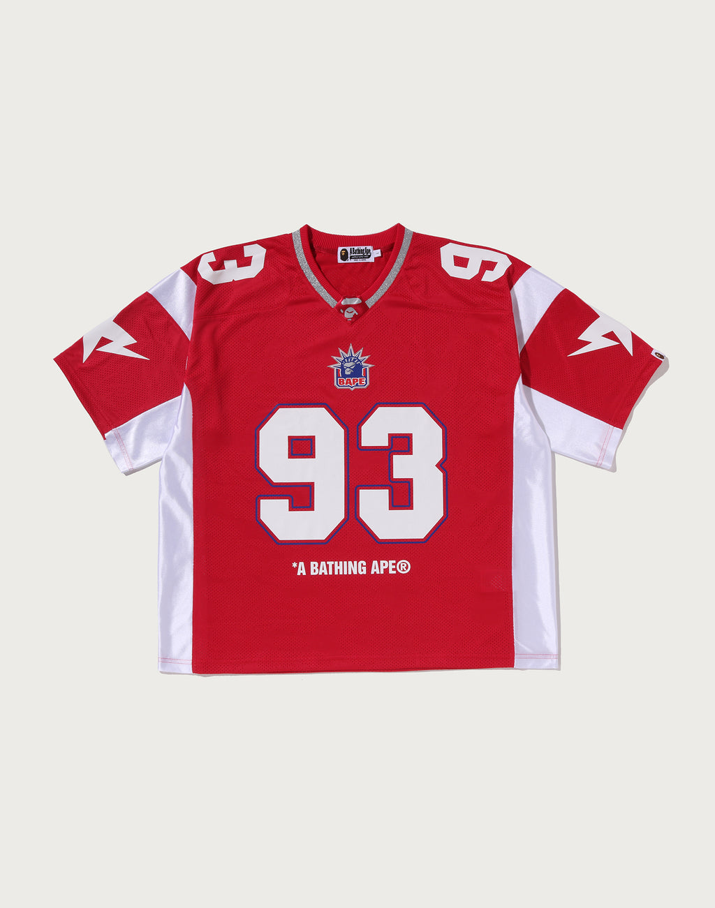 SOLID CAMO JACQUARD MESH CROPPED FIT FOOTBALL JERSEY MENS