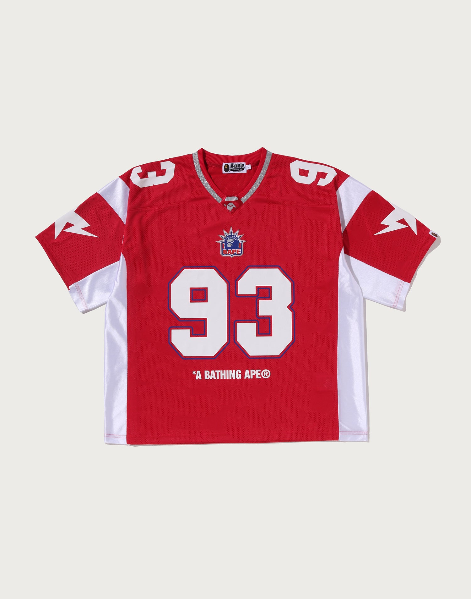SOLID CAMO JACQUARD MESH CROPPED FIT FOOTBALL JERSEY MENS