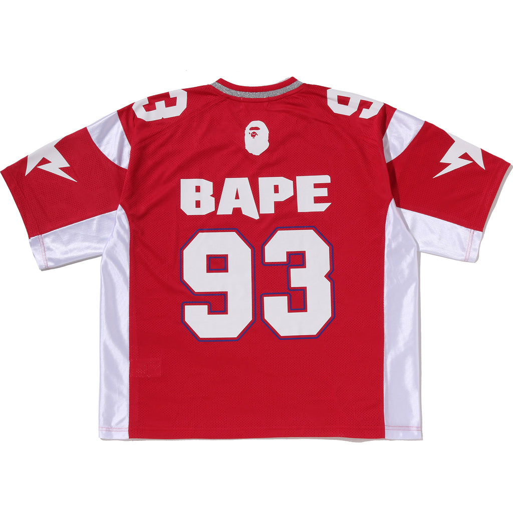 SOLID CAMO JACQUARD MESH CROPPED FIT FOOTBALL JERSEY MENS
