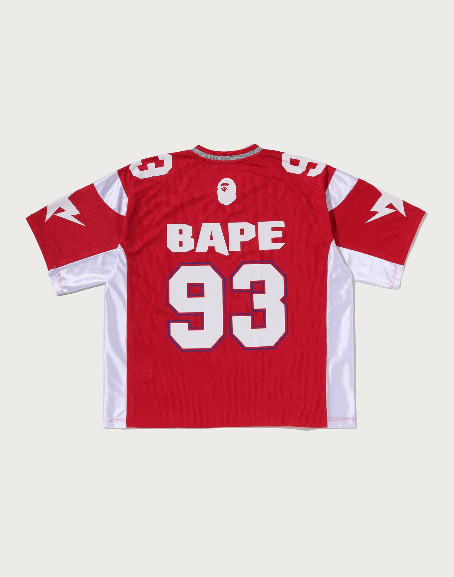 SOLID CAMO JACQUARD MESH CROPPED FIT FOOTBALL JERSEY MENS