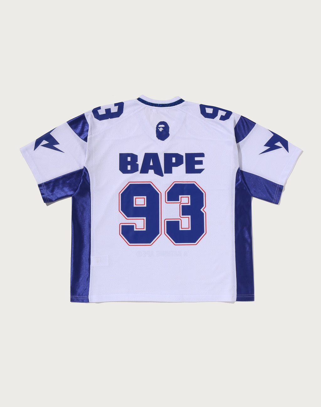 SOLID CAMO JACQUARD MESH CROPPED FIT FOOTBALL JERSEY MENS