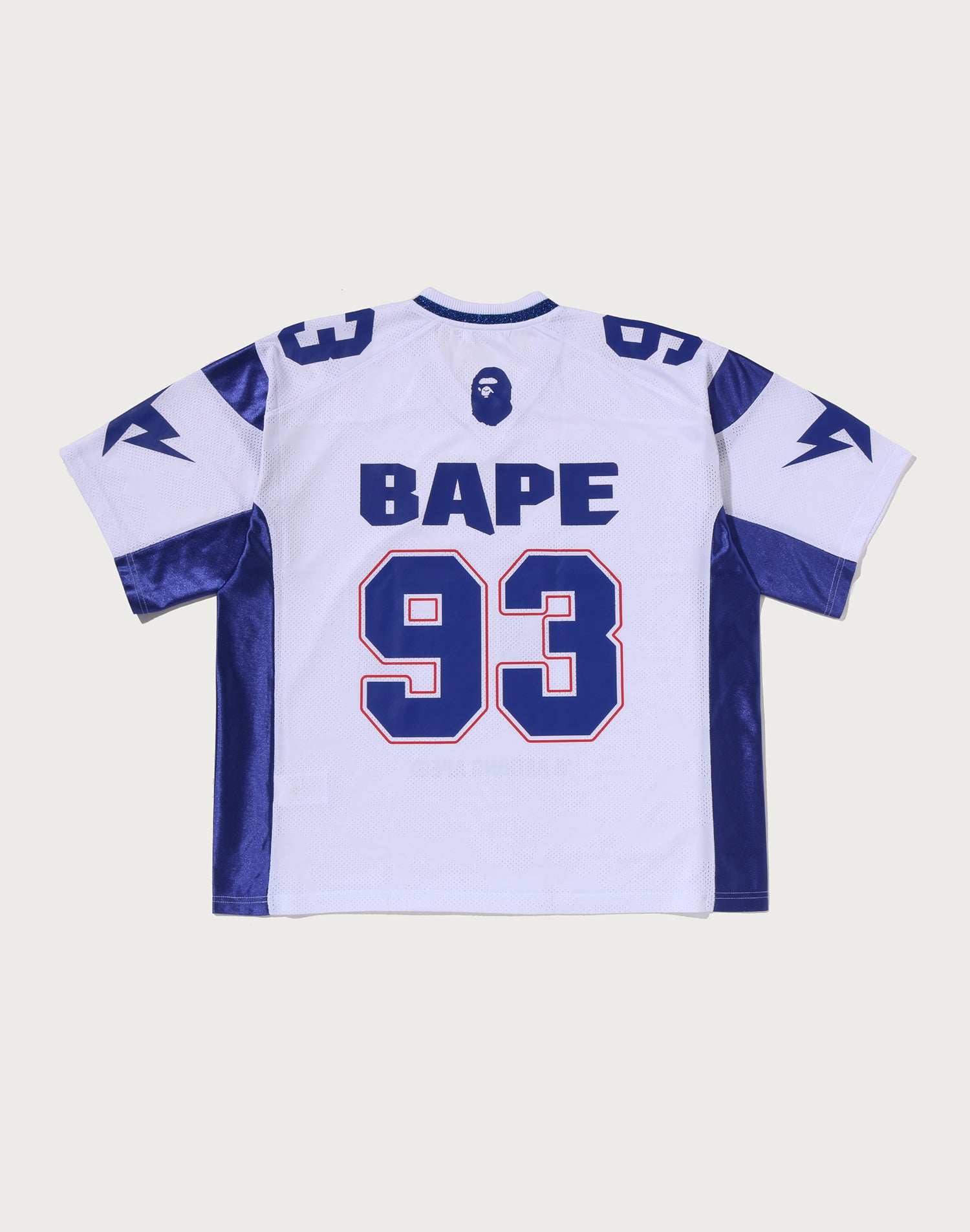 SOLID CAMO JACQUARD MESH CROPPED FIT FOOTBALL JERSEY MENS